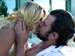 Анальный секс, Красотки, Минет, Семяизвержение, Глубокая глотка, Член, Сперма на лице, Натуральные сиськи