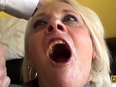 Anal, Culo grande, Tetas grandes, Rubia, Semen en la boca, Corridas, Fetiche, Maduro