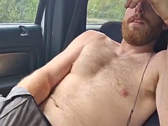 Chica, Verga grande, Rubia, Coche, Gay, Masturbación, Pelirrojo, Solo