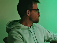 カップル, ヨーロピアン, ゲイ, キス, ラティーナ, 筋肉, 教師, ユニフォーム