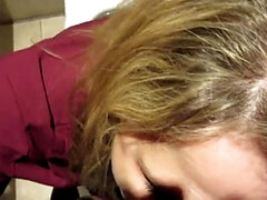 Leie, Amerikanisch, Blasen, Betrug, Paar, Hotel, Öffentlich, Ehefrau