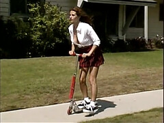 She gets taught about rough sex