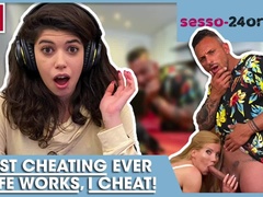 Leie, Blondine, Betrug, Hardcore, Ehemann, Italienisch, Muschi, Titten