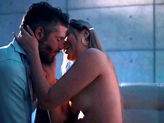 ブロンド, イく瞬間, イマラチオ, チン, エロティック, 手コキする, 下着, オッパイの