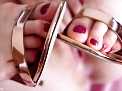 ヨーロピアン, 女, 天然, 自然山雀, オーガズム, オマンコ, 一人, のぞき
