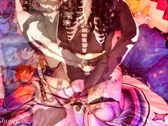 素人, フェラチオ, ディルド, フランス人, ゴス, オナニー, タトゥー, おもちゃ