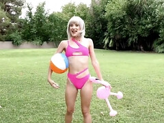 茶髪の, イく瞬間, チン, 毛深い, オーガズム, オマンコ, ティーン, オッパイの