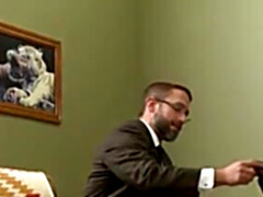 Conner Habib and Dirk Caber doing it after an interview