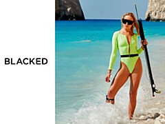 ブロンド, バック, 自然山雀, アウトドア, ショートヘア, ガリガリ, ティーン, オッパイの