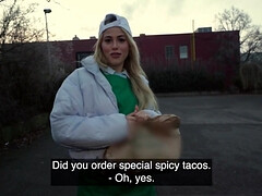 Blonde loves tacos and hardcore fuck-os in POV as well