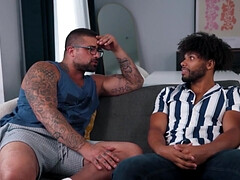 フェラチオ, チン, 指いじり, 眼鏡, Hd, 異人種間, 筋肉, ラフ