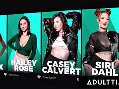 ADULT TIME - Horny MILFs REVERSE GANGBANG Tech Nerd! Syren De Mer, Alexis Malone, Linda Lan  MORE!: Porn