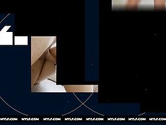 Grosser arsch, Grosser schwanz, Blondine, Spermaladung, Fingern, Handjob, Masturbation, Stiefmutter