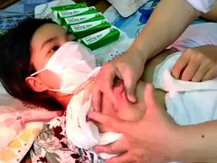 Breast massage to help flow