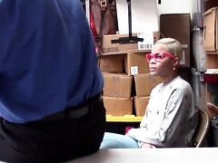 Black Skinny teen 18+ Punished For Stealing And Got Fucked