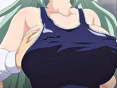 デカパイ, ビキニ, 中出し, グループ, 手コキする, パーティ, プール, 三人