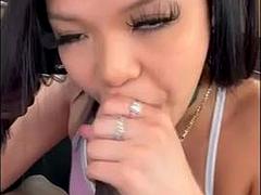 Amateur, Gros seins, Sucer une bite, Branlette thaïlandaise, Fille latino, Pov, Adolescente, Nénés