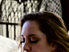 Beautiful anal newbie gets ass stretched out