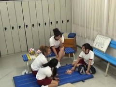 Asiatisch, Blasen, Japanische massage, Jungendliche (18+), Flotter dreier