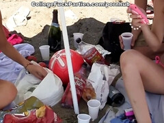 ビーチ, フェラチオ, 大学生, Hd, ヌード, アウトドア, パーティ, 生徒