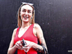 German scout, street casting, elena lux