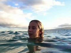 Leie, In den arsch, Strand, Füsse, Freundin, Masturbation, Nackt, Muschi