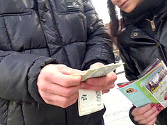 Blasen, Gehörnter ehemann, Tschechisch, Geld, Realität, Jungendliche (18+)