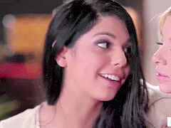 アメリカ人, レズビアン, マッサージ, オッパイの