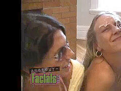 素人, コンピレーション, イく瞬間, 顔射