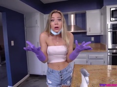 Blondine, Aufs gesicht abspritzen, Hd, Pov
