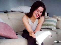 素人, フェティッシュ, ドイツ人, 眼鏡, Hd, オナニー, パンティ, 一人