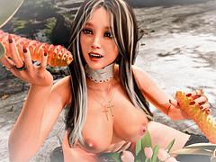 美女, デカパイ, Hd, 淫乱熟女, 公共, オッパイの