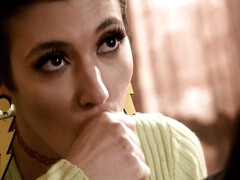 Gros seins, Noire, Sucer une bite, Tir de sperme, En levrette, Poilue, Hd, Seins naturels