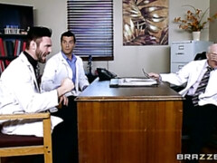 Anal, Gros cul, Blonde, Sucer une bite, Médecin, Homme homme femme, Plan cul à trois, Uniforme