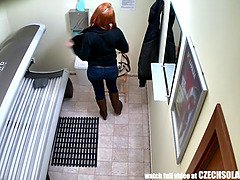 素人, デカパイ, 自家製, オマンコ, 赤毛, 剃毛, 一人, のぞき