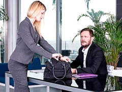 アナル, お尻, ブロンド, フェラチオ, バック, 手コキする, なめる, 剃毛