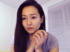 アジア人, 日本人, オナニー, 一人, ティーン, ウェブカメラ