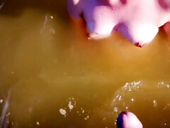 Cul, Plage, Plantureuse, Mignonne, Hd, De plein air, Pisser, Pov