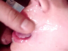 Amateur, Corridas, Garganta profunda, Estilo perrito, Corridas faciales, Hd, Orgasmo, Adolescente