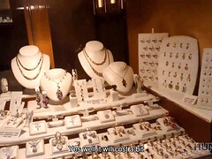 Czech couple goes for cash for a ring and a hot fuck