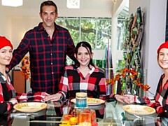 デカ尻, デカパイ, フェラチオ, バック, キッチン, オージー, ガリガリ, ティーン