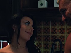 Pijpbeurt, Sperma shot, Handbeurt, Rijpe lesbienne, Realiteit, Tieten likken