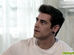 Aziatisch, Grote mammen, Zwart, Bruinharig, Diep in de keel, Hd, Interraciaal, Moeder