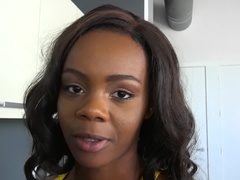 Nana, Sucer une bite, Noir ébène, Faciale, Cuisine, Léchez, Chatte, Réalité