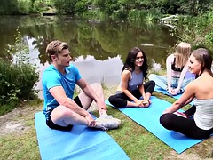 Británico, Cfnm, Europeo, Fetiche, Grupo, Pajear, Puta, Chupando