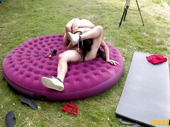 Mamada, Morena, Coche, Europeo, Sexo duro, Hd, Al aire libre, Puta