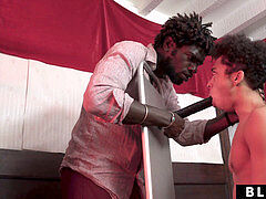 Sadomasochismus, Grosser schwanz, Schwarz, Domination, Bestrafung, Stiefmutter