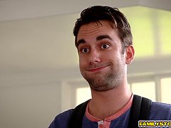 デカ尻, デカパイ, ブロンド, フェラチオ, エロ熟女, 淫乱熟女, 母, 義母