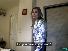 A Tight Blondie Gets Her Cunt Stuffed With One-Eyed Python