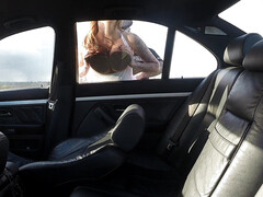 Amateur, Verga grande, Coche, Lamidas, Al aire libre, Pov, Coño, Apretado